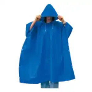 Regenponcho mit Kapuze