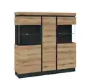 Bild 1 von Highboard Corte 166 x 163 cm Coast Evoke-Eiche-Dekor/Kosmos grau