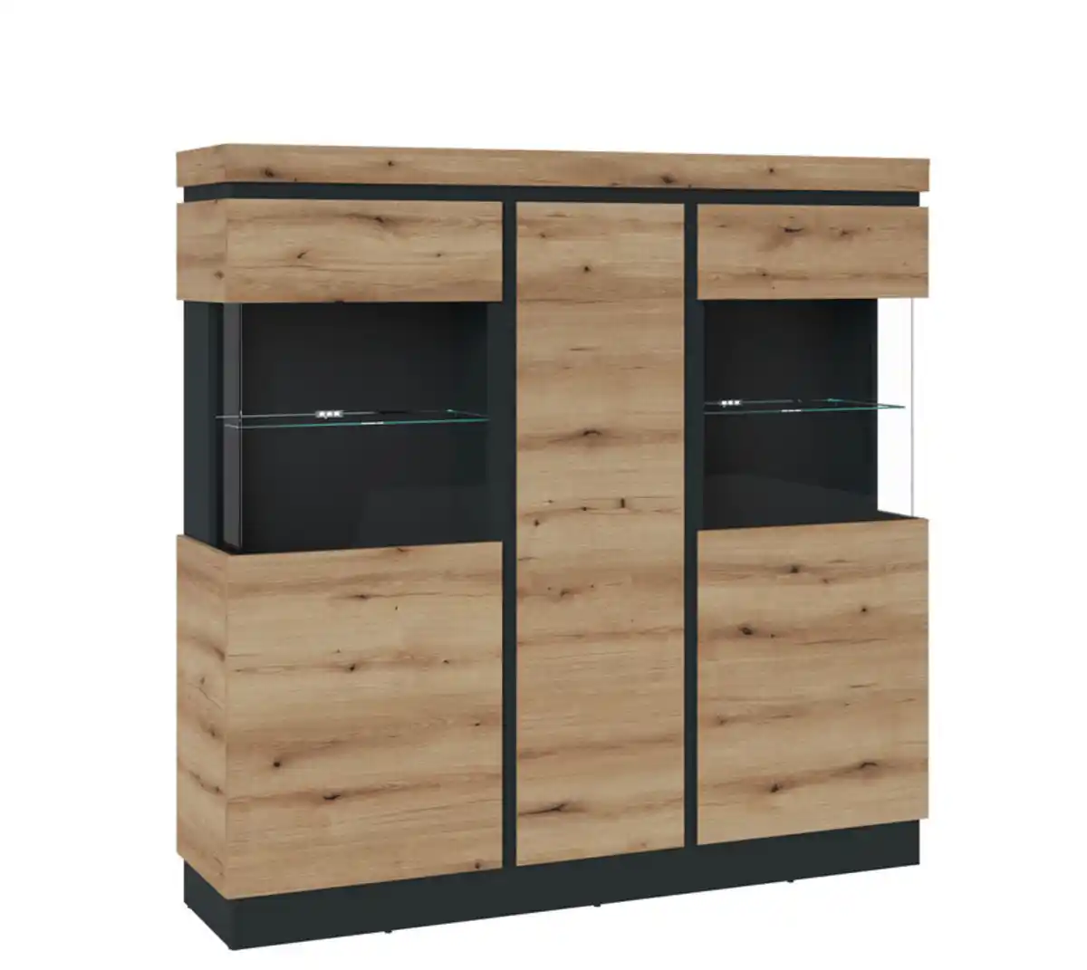 Bild 1 von Highboard Corte 166 x 163 cm Coast Evoke-Eiche-Dekor/Kosmos grau