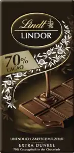 Lindt LINDOR Tafel 70% Kakao, 100 g