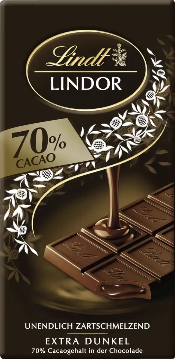 Bild 1 von Lindt LINDOR Tafel 70% Kakao, 100 g