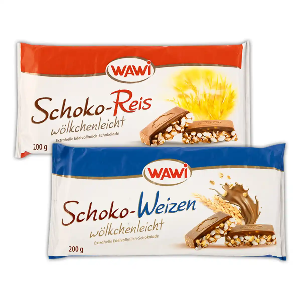 Bild 1 von WAWI Schoko-Reis-Edelvollmilch-Schokolade