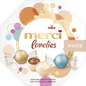 Storck Merci Lovelies White, 185 g