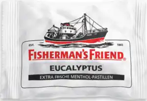 Fisherman's Friend Extra Frische Menthol-Pastillen mit Eukalyptus-Geschmack, 25 g
