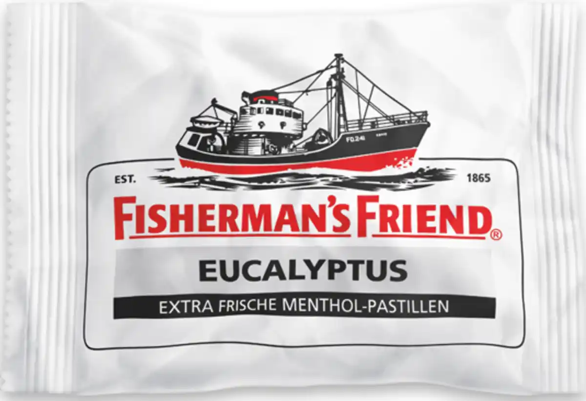Bild 1 von Fisherman's Friend Extra Frische Menthol-Pastillen mit Eukalyptus-Geschmack, 25 g