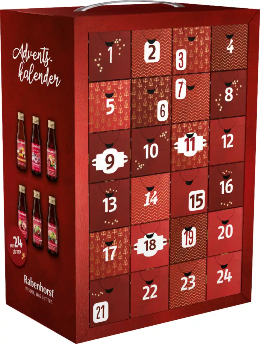 Bild 4 von Rabenhorst Minisäfte Adventskalender 2026, 3.000 ml