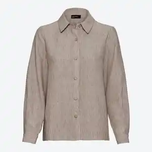 Damen-Bluse mit Hemdkragen