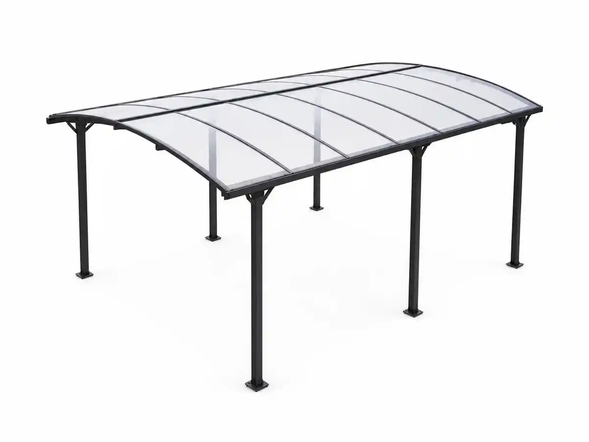 Bild 1 von CHILLROI Carport mit Bogendach, Saint-Tropez, ca. 503 x 328 x 211 cm - Anthrazit