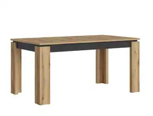 Esstisch Corte 160(200) x 90 cm Coast-Evoke-Eiche-Dekor/Kosmos Grau