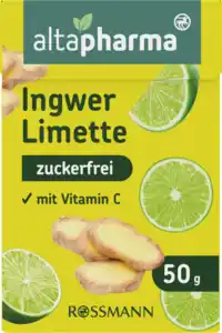 altapharma ALTAPHARMA INGWER-LIMETTE BONBONS, 50 g