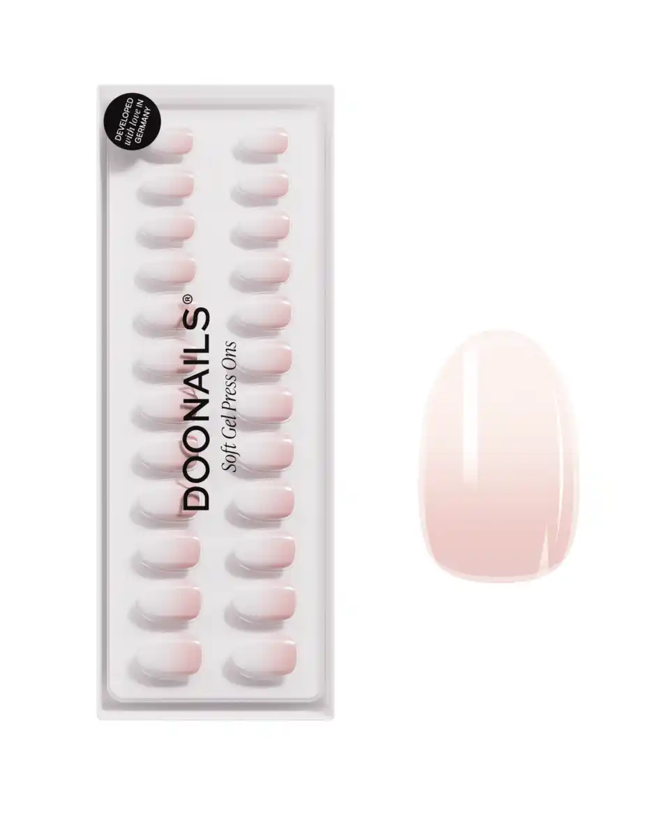 Bild 1 von DOONAILS Soft Gel Press Ons Short Round Babyboomer, 0 Babyboomer