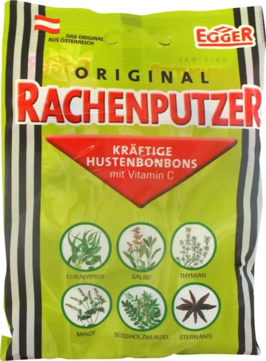 Bild 1 von Egger Original Rachenputzer Bonbons, 100 g