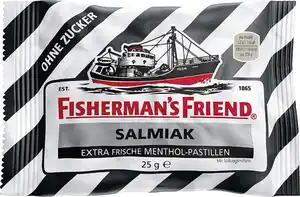 Fisherman's Friend Salmiak Extra Frische Menthol-Pastillen, 25 g