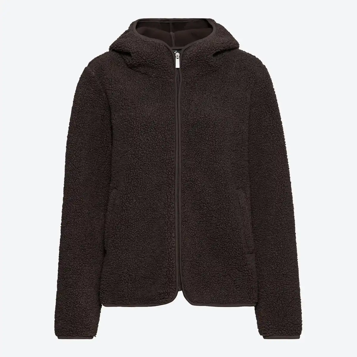 Bild 1 von Damen-Fleecejacke mit Kapuze und Reißverschluss