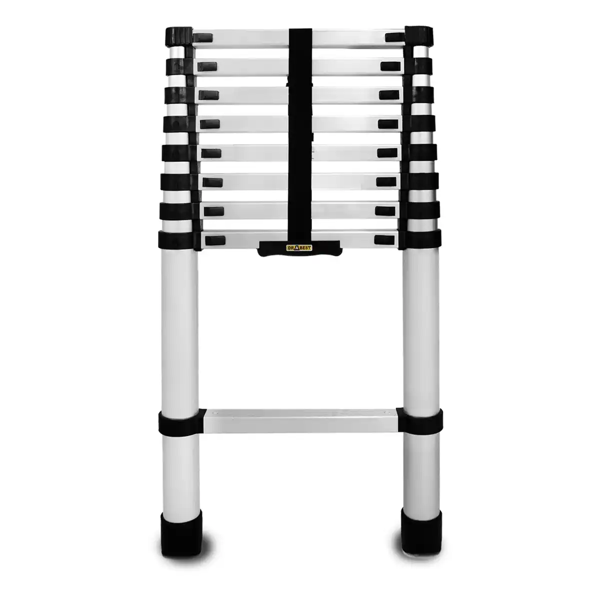 Bild 1 von DRABEST Aluminium-Teleskopleiter 2,6 m 9 Stufen