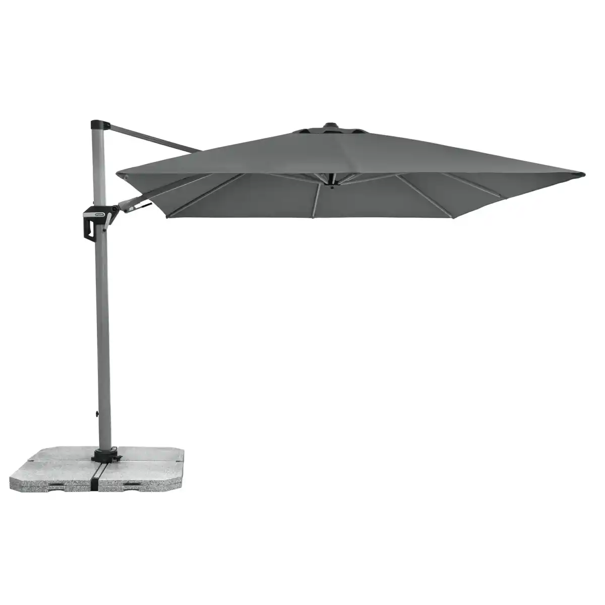 Bild 1 von Doppler Ampelschirm Active 350 cm x 260 cm Anthrazit mit Kurbelmechanik