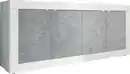 Bild 1 von Home affaire Sideboard Basic Breite 207 cm, Kommode 4 Türen, Anrichte, Metallgriff, moderne Rahmenoptik, viel Stauraum, Farbauswahl
