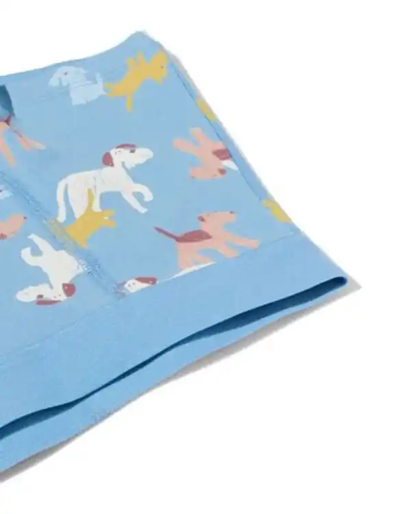 Bild 3 von Kinder-Boxershorts, Tiermuster – 3 Stück hellblau