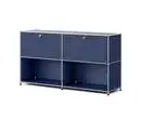 Bild 1 von Sideboard Metall »CN3« mit 2 versetzbaren Klappenfächern, dunkelblau