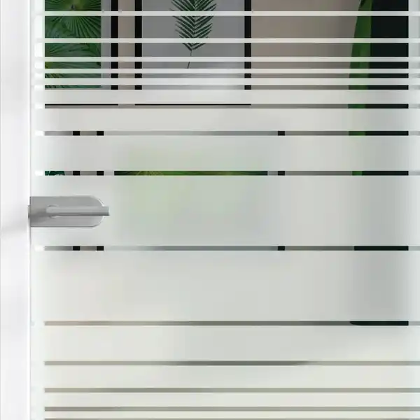 Bild 2 von Glasdrehtür ESG Floatglas Dekor Siebdruck 36/83 DIN Rechts 1972 x 834 x 8 mm