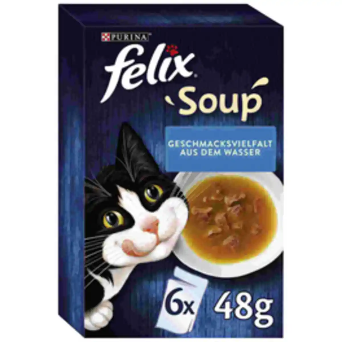 Bild 1 von felix Katzen-Nassfutter »Felix Soup«, Fisch, 6 x 48g