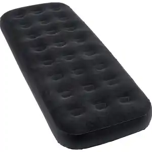 Luft-Gästebett Single 191 cm x 73 cm x 22 cm Schwarz