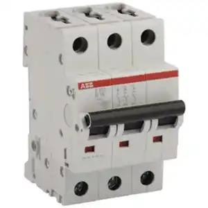 ABB Sicherungsautomat, S200, 3-polig, für Leitungen mit einem Querschnitt bis 35 mm², B, 16 A
