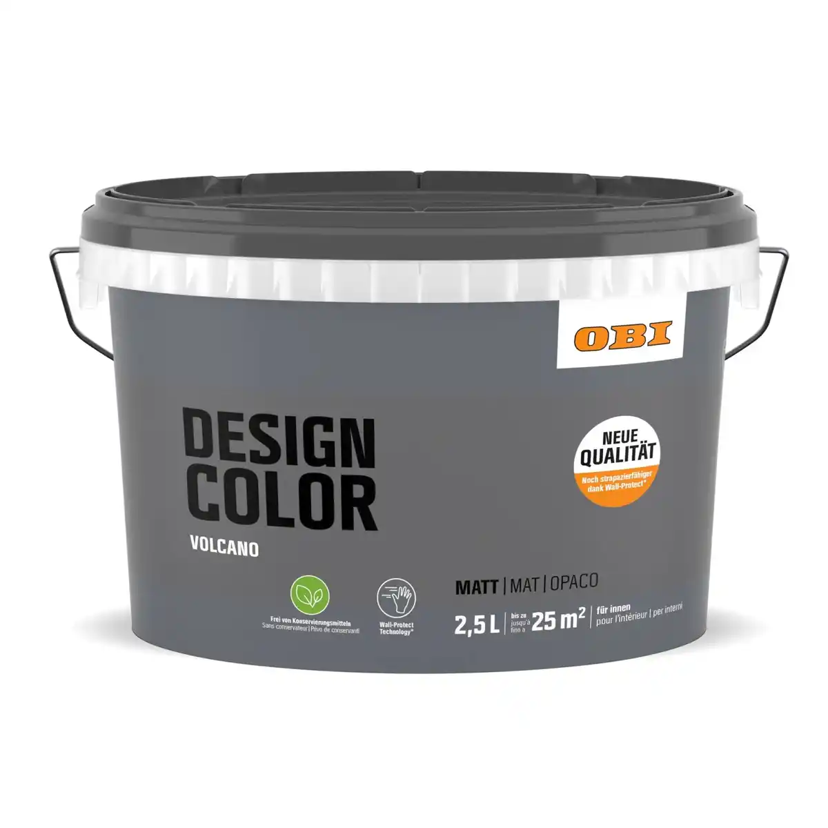 Bild 1 von OBI Design Color 2,5 l Vulkangrau
