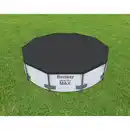 Bild 2 von Bestway PVC-Abdeckplane für Pools Ø 305 cm Schwarz rund