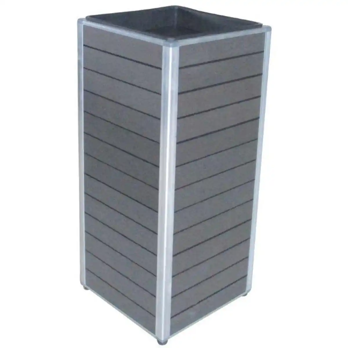 Bild 1 von WPC-Pflanzsäule Monacao 27 cm x 27 cm x 62 cm Anthrazit