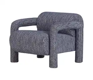 WOOOD Sessel »Lenny«, grau-blau
