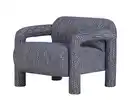 Bild 1 von WOOOD Sessel »Lenny«, grau-blau