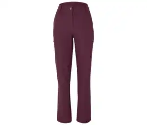Cargo-Softshellhose, bordeauxrot