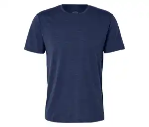 Funktionsshirt mit Merinowolle, blau