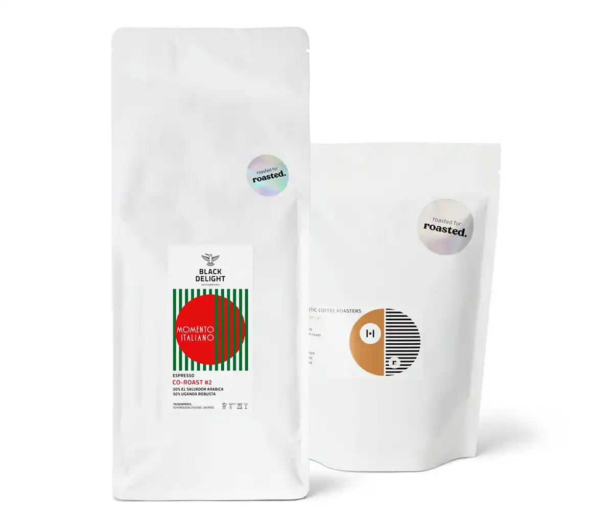 Bild 1 von Espresso Probierpaket "Co-Roast Duo" - 1x 250g, 1 x 500g Ganze Bohne