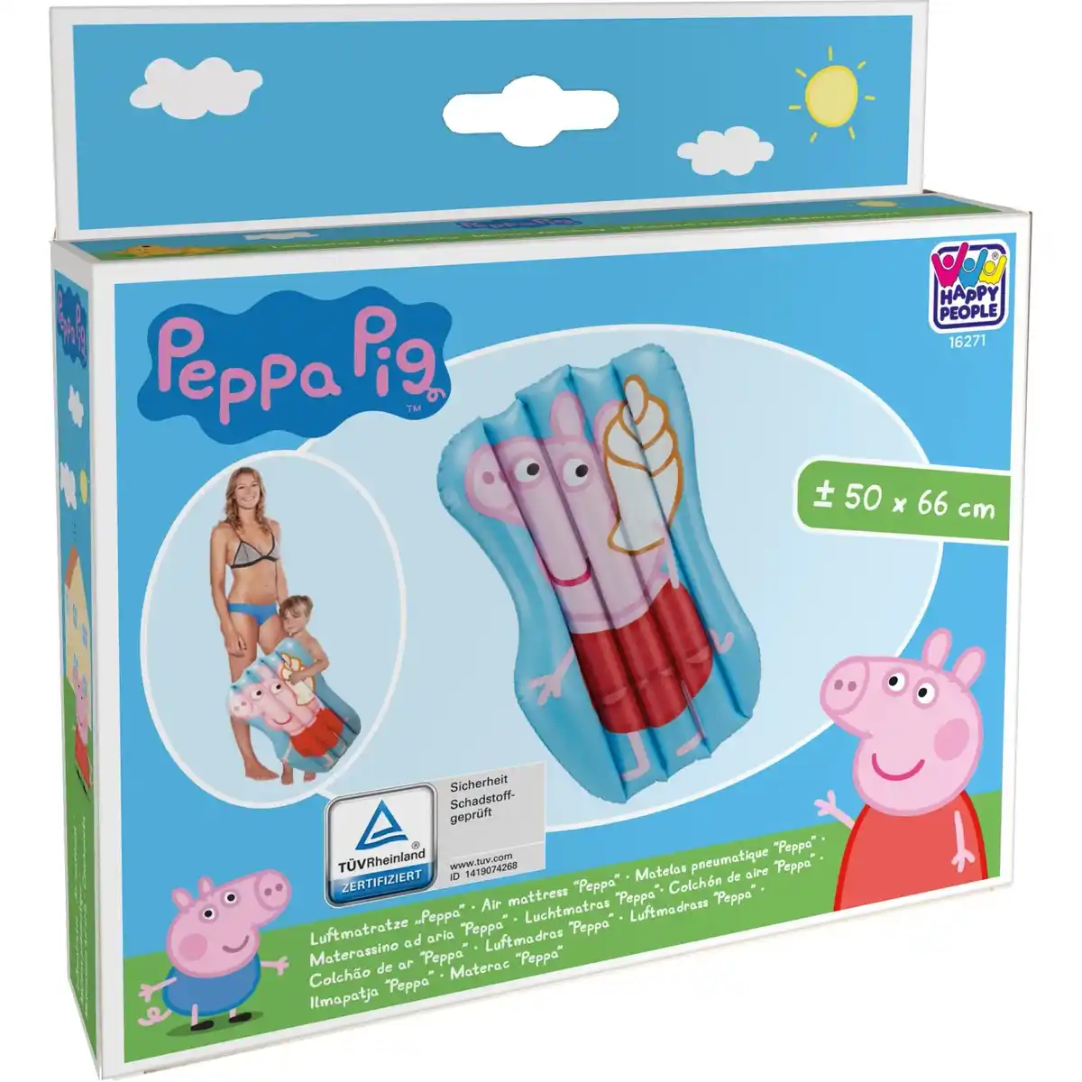 Bild 4 von Happy People Peppa Pig Kindermatratze Peppa 50 cm x 66 cm