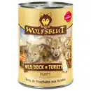 Bild 1 von Wolfsblut Hunde-Nassfutter »Wild Duck & Turkey Puppy«, Ente & Truthahn mit Kürbis, 395 g