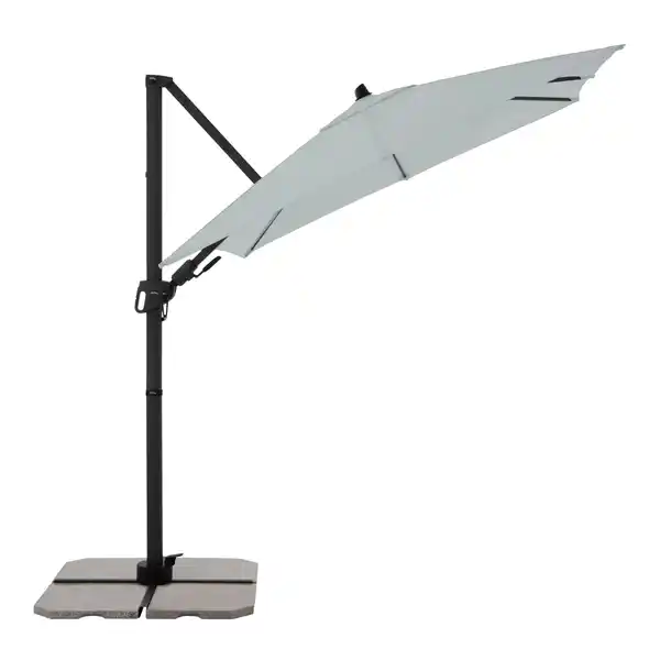Bild 2 von Derby Kurbel-Pendelschirm DX ca. 210 cm x 210 cm Hellgrau