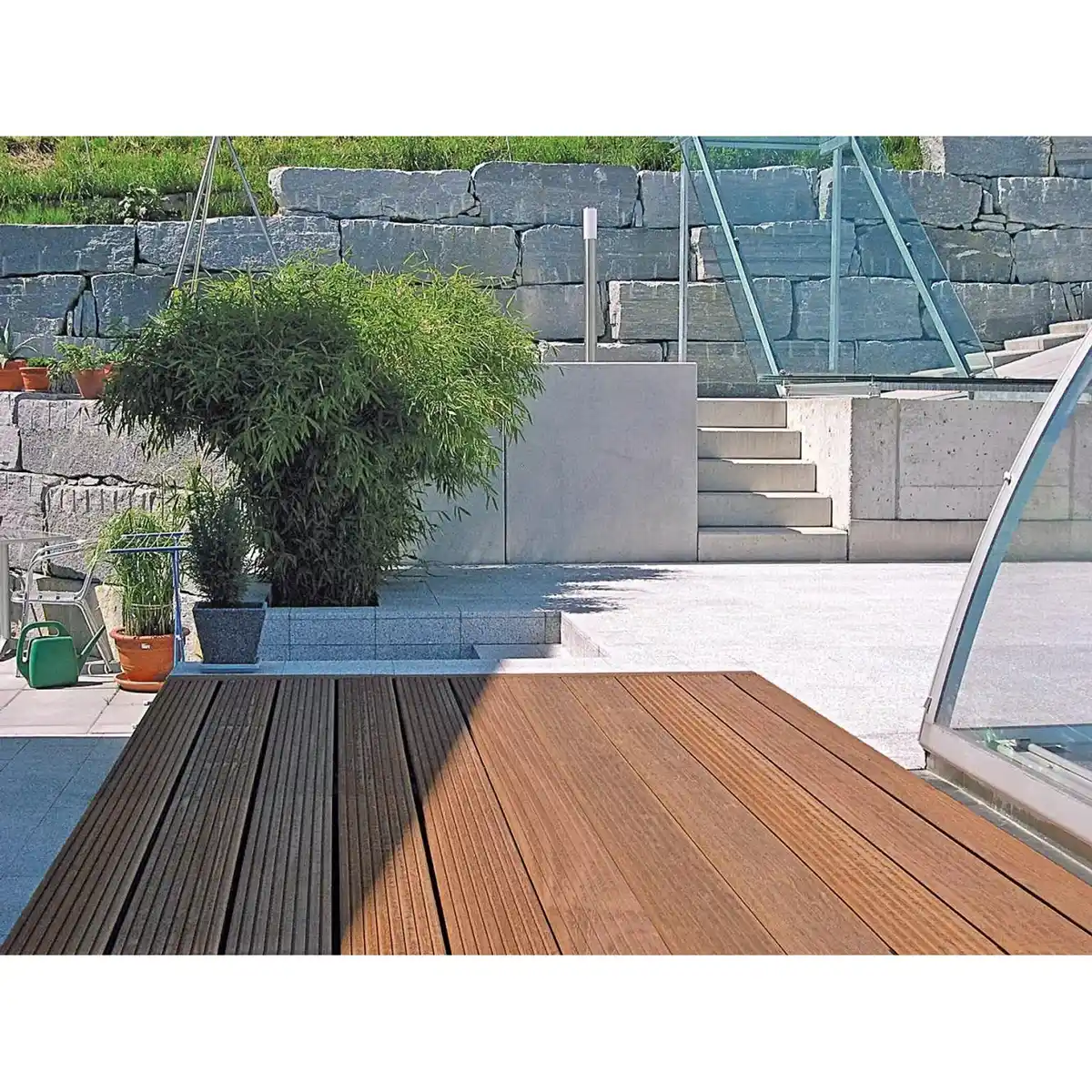 Bild 1 von Terrassendiele Bangkirai 2,1 cm x 14,5cm x 274 cm FSC®