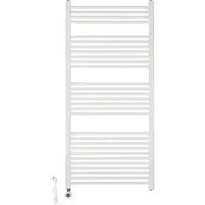 Elektrischer Badheizkörper XXL Wuppertal 900W Weiß 150x70 cm