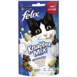 felix Katzensnack »Knabbermix«, Milch/Joghurt/Käse, 60 g