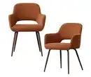 Bild 1 von WOOOD Stühle »Jenny«, 2er-Set, braun