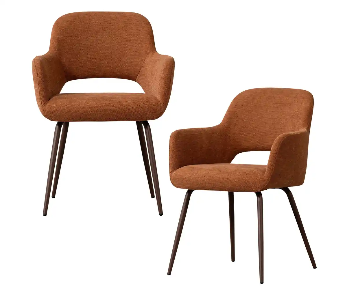 Bild 1 von WOOOD Stühle »Jenny«, 2er-Set, braun