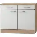 Bild 1 von Optifit Küchen-Unterschrank Dakar286 100 cm Weiß Seidenglanz