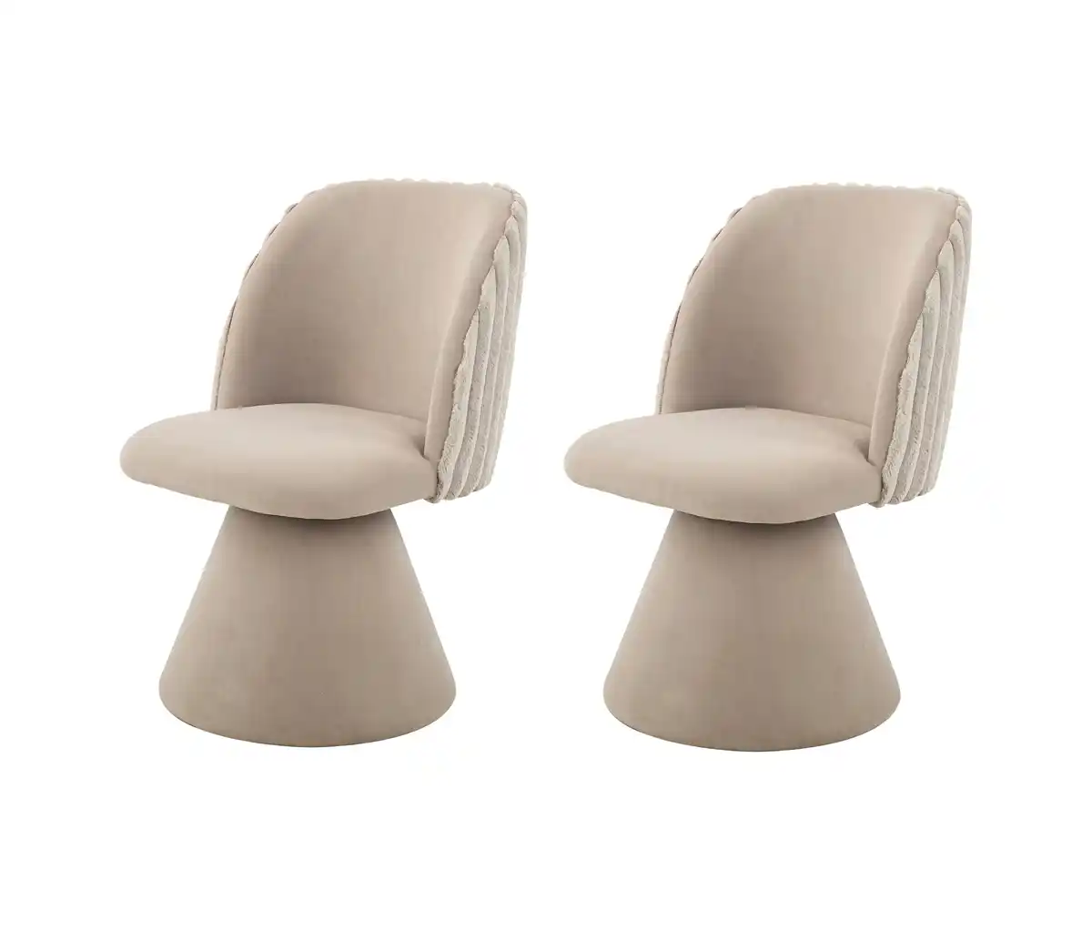 Bild 1 von 2 Hela Stühle »Bari I«, Samtvelour, beige