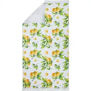 Strandtuch Zitronenmuster 170 cm x 92 cm