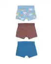 Bild 2 von Kinder-Boxershorts, Tiermuster – 3 Stück hellblau