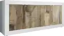 Bild 1 von Home affaire Sideboard Basic Breite 207 cm, Kommode 4 Türen, Anrichte, Metallgriff, moderne Rahmenoptik, viel Stauraum, Farbauswahl