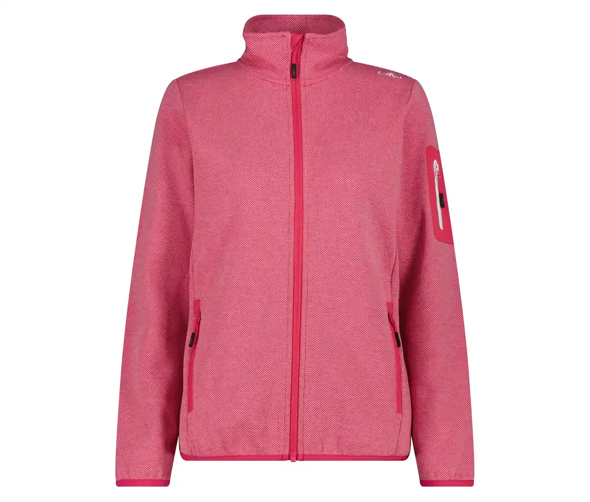 Bild 1 von CMP Damen-Knit-Tech-Fleece, magenta-weiß