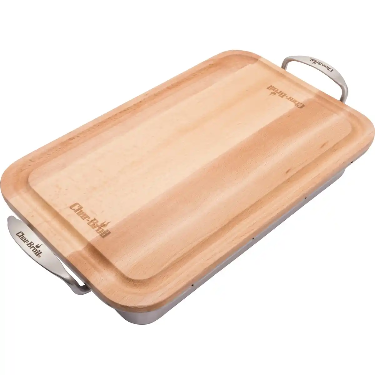 Bild 1 von Char-Broil Grill+® Bratschale & Schneidebrett Edelstahl
